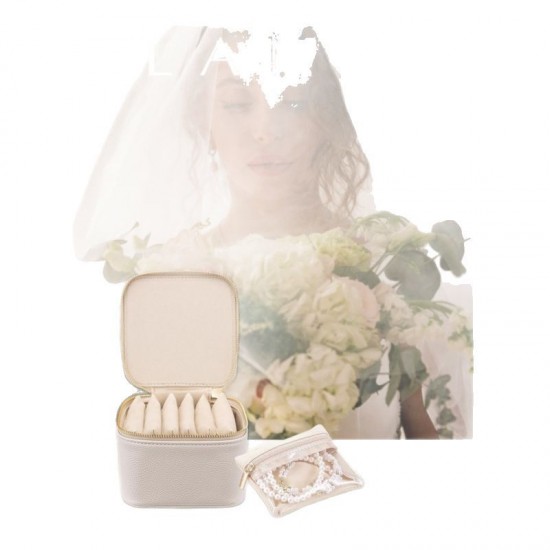 Leather jewelry box, necklace, ring, earring, jewelry box, women's jewelry storage box