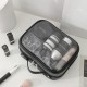 In stock transparent cosmetic bag, travel cosmetic bag, waterproof toiletry bag, large capacity open storage bag, etc.
