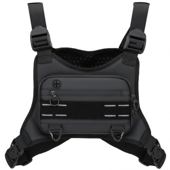 In stock men's tactical chest bag, tactical vest, outdoor sports cycling vest, multi-functional backpack