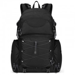 Large capacity waterproof hiking backpack, lightweight backpack with rain cover, suitable for hiking, camping, trekking, fishing