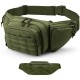 Outdoor tactical multi-functional storage waist bag, men's sports wilderness military enthusiast bag, invisible waist hanging mobile phone bag
