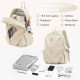 Simple and stylish college student and high school student backpack, large capacity casual travel computer backpack, lightweight casual backpack