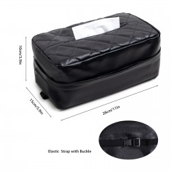 New car tissue box, universal sun visor armrest box, chair back hanging leather car tissue box