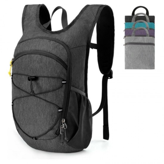 Outdoor bicycle water bladder backpack, large capacity, lightweight cycling bag, nylon hiking and mountaineering sports backpack