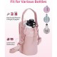 New e-commerce handheld water bottle bag with strap, phone pocket, and water bottle bag