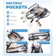 Transparent handbag, stadium event transparent wallet, women's thick PVC shoulder bag, suitable for concerts