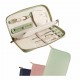 Fashionable portable jewelry travel bag for anti-tangling necklace, earring, ring, and bracelet storage during travel