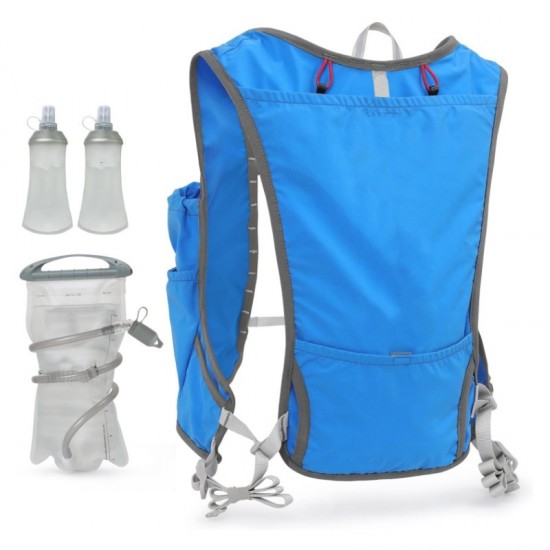 Sports outdoor hiking running cycling backpack, marathon trail running travel mountaineering backpack, water bladder backpack