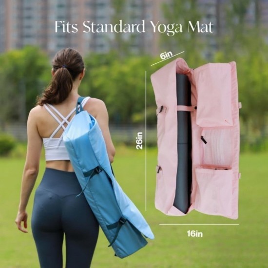 In stock new yoga bag, yoga mat back bag with adjustable mat strap, casual fitness bag, sports bag