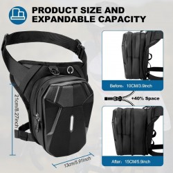 Motorcycle leg bags, men's rider waist bags, fuel tank bags, motorcycle waterproof crossbody bags, motorcycle touring gear