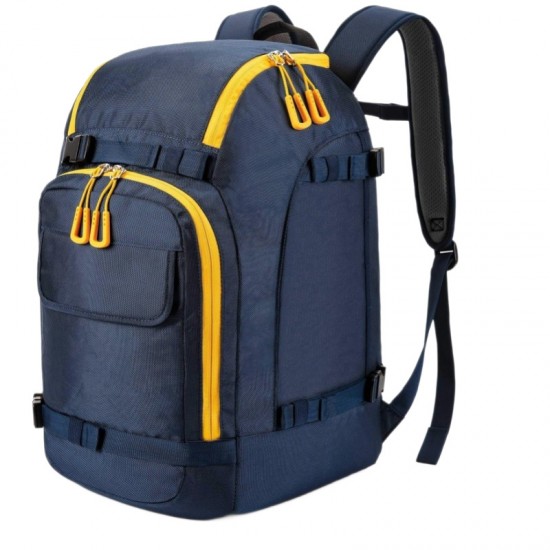 Double-shoulder ski boot bag, 50L ski boots, nylon waterproof helmet, goggles, ski backpack with skis