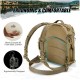 Outdoor tactical single/double shoulder backpack for men, urban commuting, quick-response assault, cycling, mountaineering, lure bag, crossbody bag