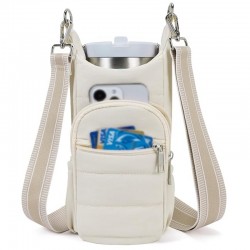In stock new women's crossbody water bottle bag, can be used for outdoor travel or cycling to hold water bottles