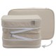 In stock durable double opening expandable tear-resistant water-repellent thick and thin clothing, underwear storage bag