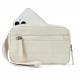 In stock hot-selling large capacity pleated square handbag, transparent PVC window coin purse clutch