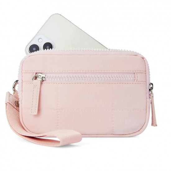 In stock hot-selling large capacity pleated square handbag, transparent PVC window coin purse clutch