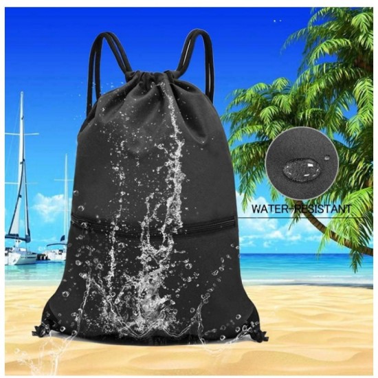 Hot-selling new drawstring backpack, sports and fitness backpack, multi-functional waterproof, large capacity, simple backpack