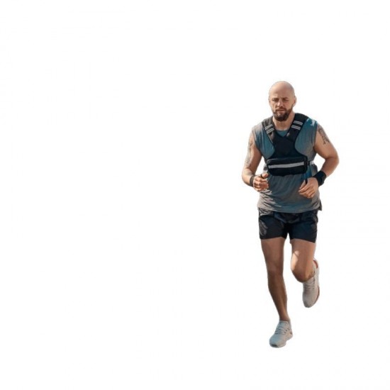 Adjustable weighted fitness vests, close-fitting weighted gear suitable for aerobic exercise and strength training