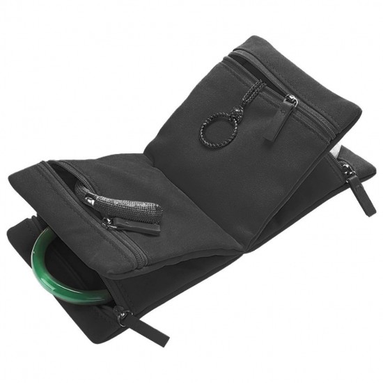 In-stock jewelry storage bags with zippers, foldable, wear-resistant, and durable for jewelry storage