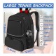 In stock outdoor sports tennis racket bag, large capacity multi-functional backpack, independent shoe compartment, badminton bag