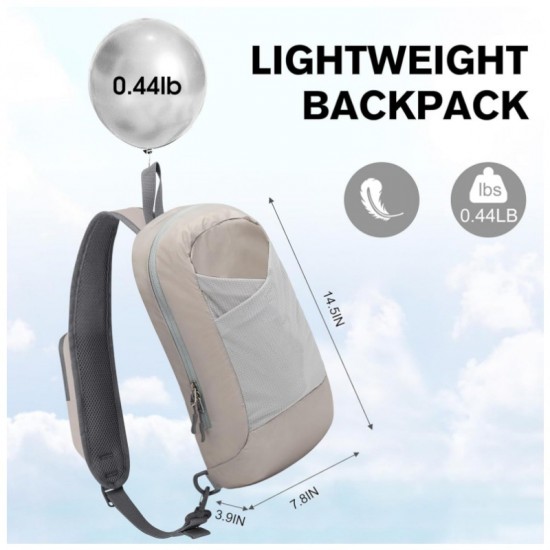 New hiking sports running lightweight crossbody bag, chest shoulder bag, unisex fashionable casual chest bag