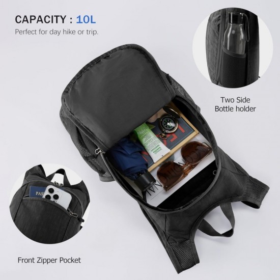In Stock New Folding Bag Outdoor Sports Bag Lightweight Hiking Backpack Travel Bag Casual School Bag Backpack