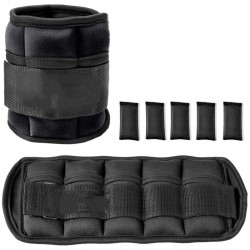 Running training fitness sports wrist and ankle adjustable weighted iron sand leg wraps and sandbags