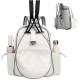 New women's tennis bag, waterproof tennis suspender crossbody bag, can hold 2 tennis rackets