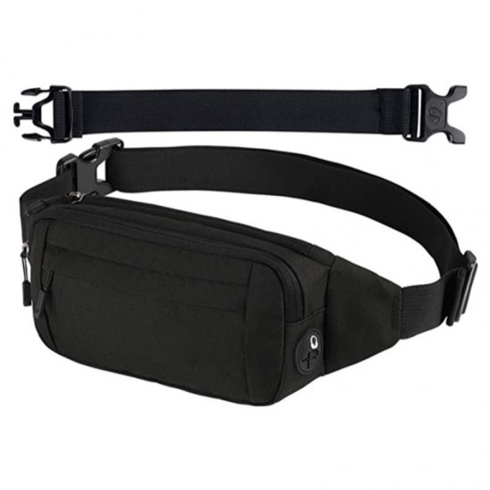In stock new men's waist bag, outdoor multi-purpose waist bag, Korean style casual men and women waist bag, men's chest bag trendy