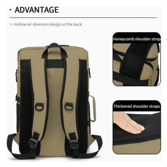 Outdoor backpack, sports backpack, multi-functional lightweight schoolbag, large capacity computer bag, travel backpack