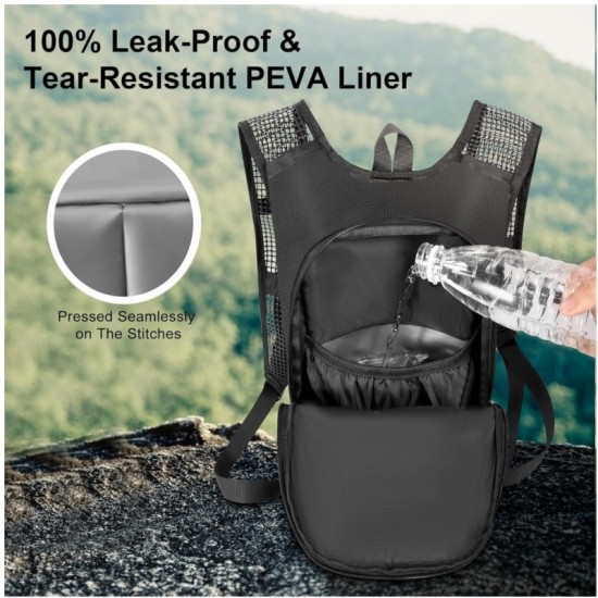 Outdoor sports bicycle cycling hydration pack, hiking, running, travel, men's and women's double-shoulder hydration backpack