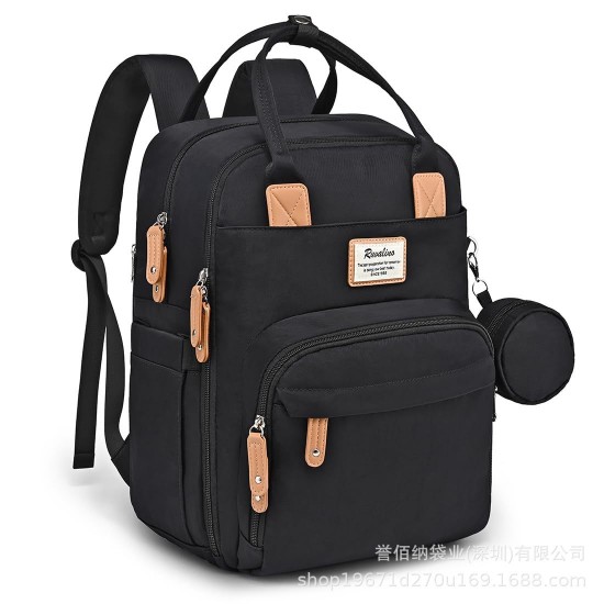 Hot-selling multi-functional waterproof large capacity double shoulder baby bag, diaper bag, travel hiking bag