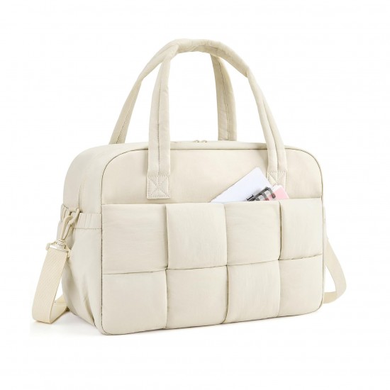 Women's gym bag, down travel bag with laptop compartment, travel luggage bag, weekend travel bag