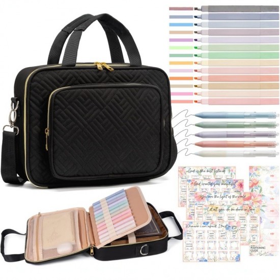 Hot-selling travel notebook bag, large capacity book suitcase, various classification portable bag