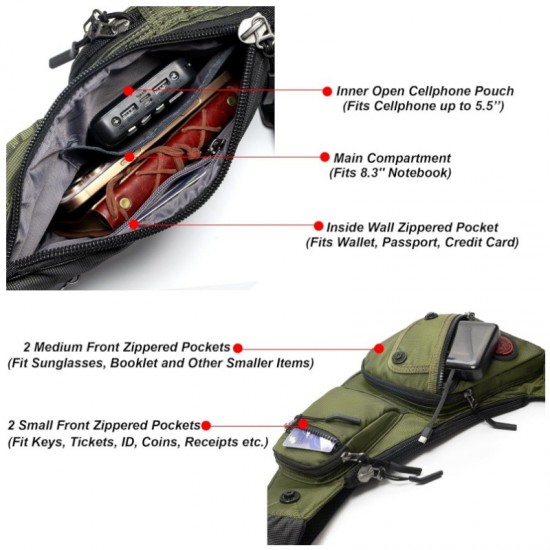 New outdoor backpacks, shoulder bags, waist bags, crossbody bags, sling bags, shoulder bags, crossbody bags, casual backpacks