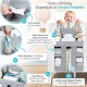 Baby multi-functional bedside diaper storage hanging bag, portable large capacity bed side hanging organizer bag for baby supplies