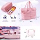 In stock new down travel luggage bag, large capacity women's gym bag, handbag, shoulder crossbody travel bag