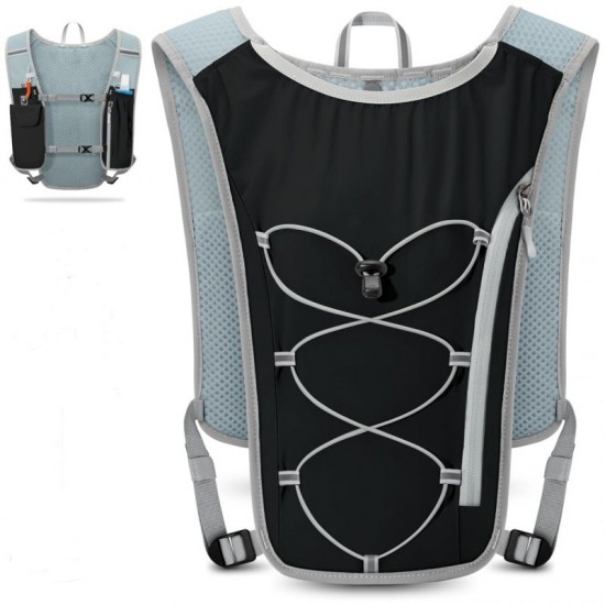 Off-road cycling backpack, bicycle hydration pack, mountaineering bag, outdoor lightweight water-resistant hiking double-shoulder backpack