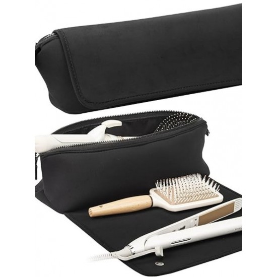 New direct-fired heating rod storage bag, outdoor travel portable insulated hair styling bag, hot-selling curling iron bag