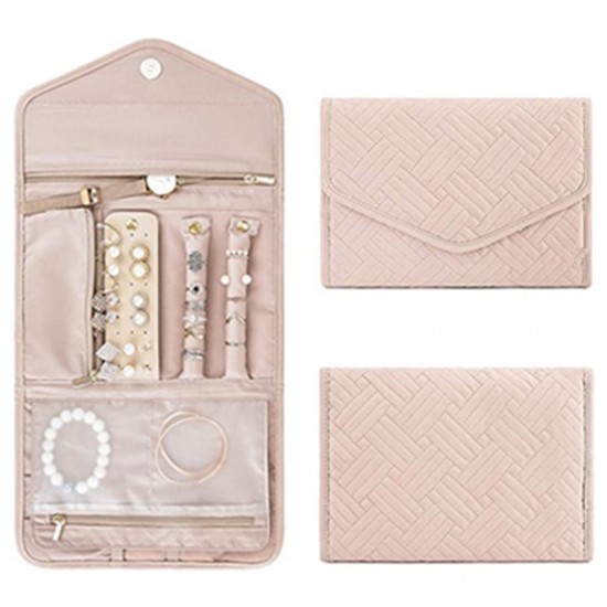 In stock waterproof jewelry bag, new foldable storage bag, fashionable cosmetic bag, jewelry bag, wholesale