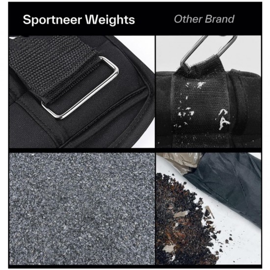 Running training fitness sports wrist and ankle adjustable weighted iron sand leg wraps and sandbags