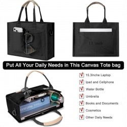 In-stock new women's large canvas handbag, laptop crossbody bag, everyday bag