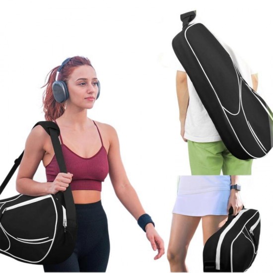 New waterproof outdoor single shoulder sports bag, portable badminton racket bag, large capacity tennis racket bag