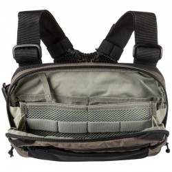 Men's multi-functional double-layer portable tactical waist bag, nylon water-repellent, adjustable waist belt, large capacity