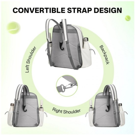 New women's tennis bag, waterproof tennis suspender crossbody bag, can hold 2 tennis rackets