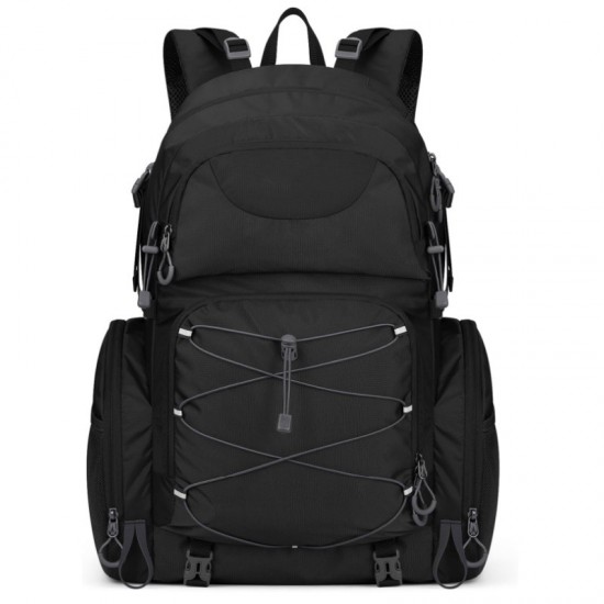 Large capacity waterproof hiking backpack, lightweight backpack with rain cover, suitable for hiking, camping, trekking, fishing