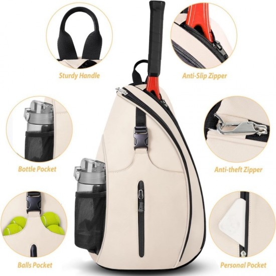 New badminton bag, outdoor sports training shoulder tennis bag, peak ball backpack, crossbody bag