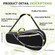 New waterproof outdoor single shoulder sports bag, portable badminton racket bag, large capacity tennis racket bag