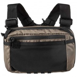 Men's multi-functional double-layer portable tactical waist bag, nylon water-repellent, adjustable waist belt, large capacity
