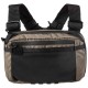Men's multi-functional double-layer portable tactical waist bag, nylon water-repellent, adjustable waist belt, large capacity